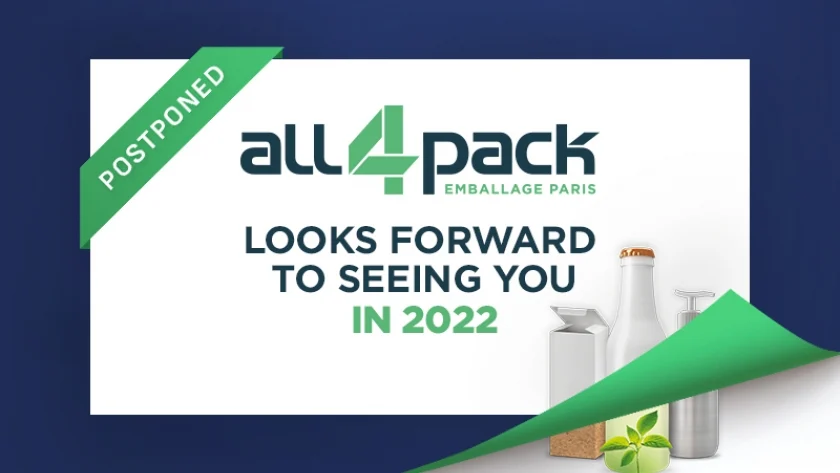 ALL4PACK postpones to 2022 its 2020 edition