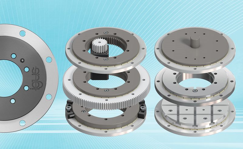 Rotación compacta: igus amplía su gama de platos giratorios de 16 mm