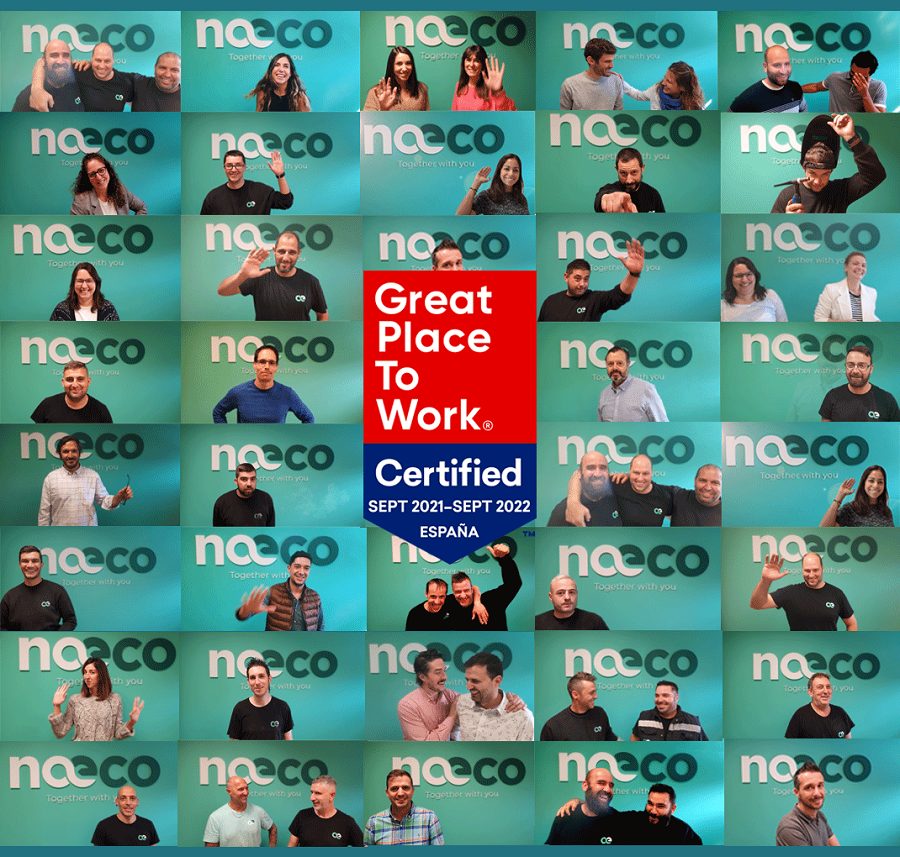 Naeco obtiene la Certificación Great Place to Work
