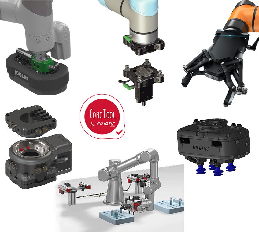 GIMATIC Iberia ofrece una completa gama de herramientas para la manipulación - CoboTools, adaptadas al mundo colaborativo
