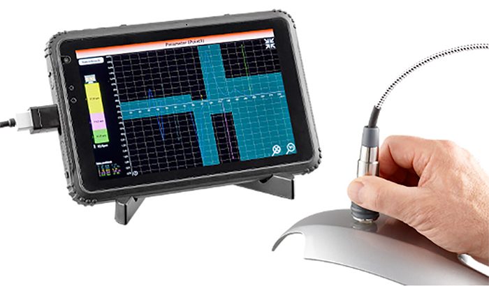 Medidor de espesor de recubrimientos multicapa por ultrasonidos
