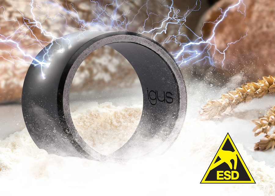 Cojinetes fiables, incluso con altas temperaturas: nuevo material de igus para la industria alimentaria