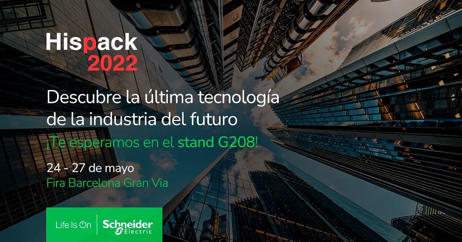 Schneider Electric impulsa la digitalización y sostenibilidad del sector de productos de consumo, en su participación en Hispack 2022