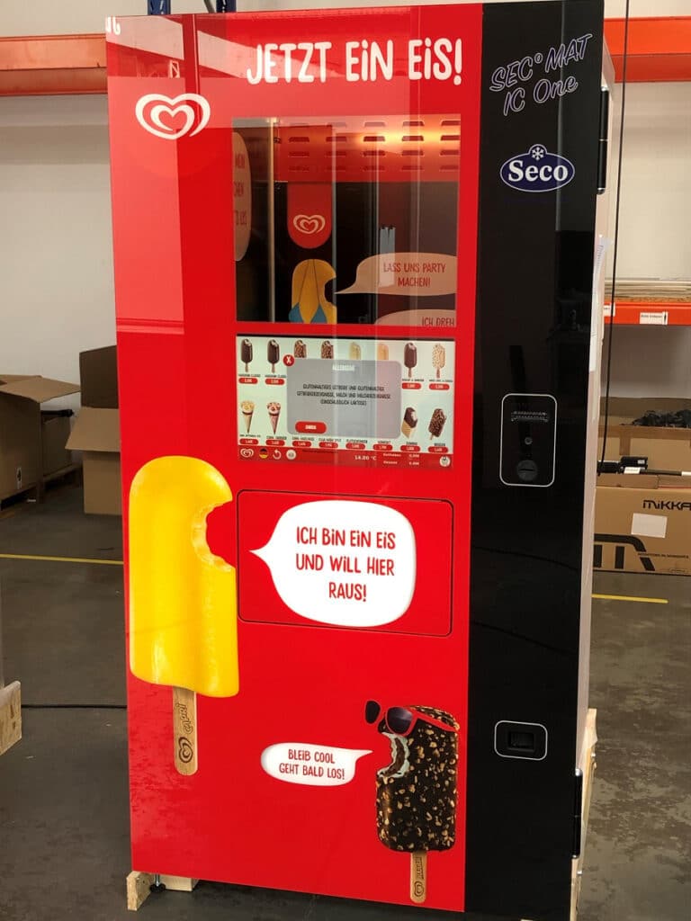Un sistema táctil automatizado e inteligente para disfrutar de un helado en verano