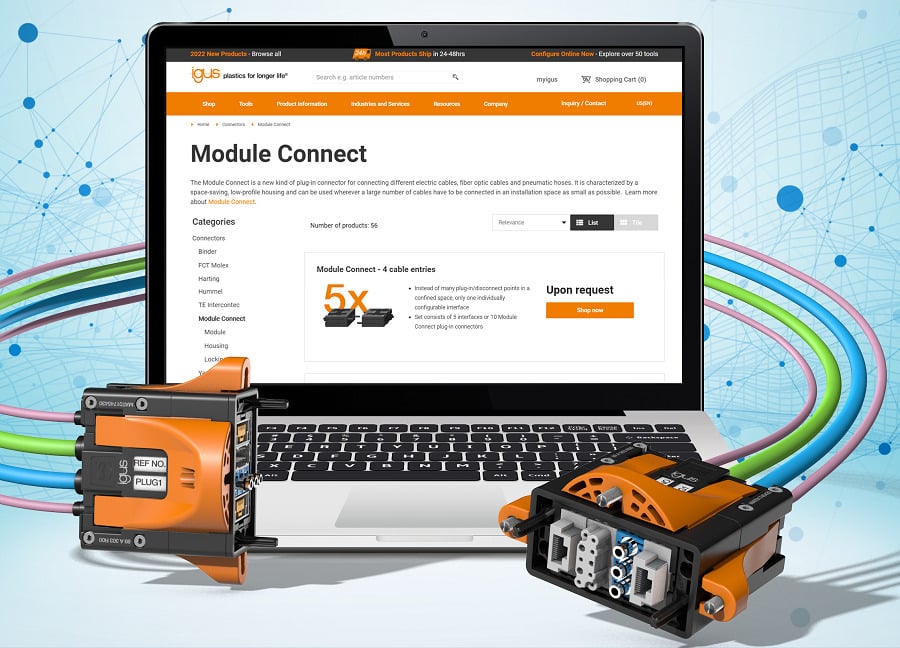 Fácil acceso a una interfaz de conexión personalizada con la nueva tienda online para Module Connect