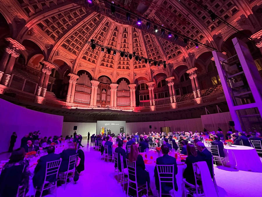 Cena de gala en Expoquimia con los líderes empresariales del sector químico español